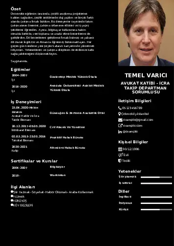 Hukuk Sekreteri Cv Örnekleri cv indir